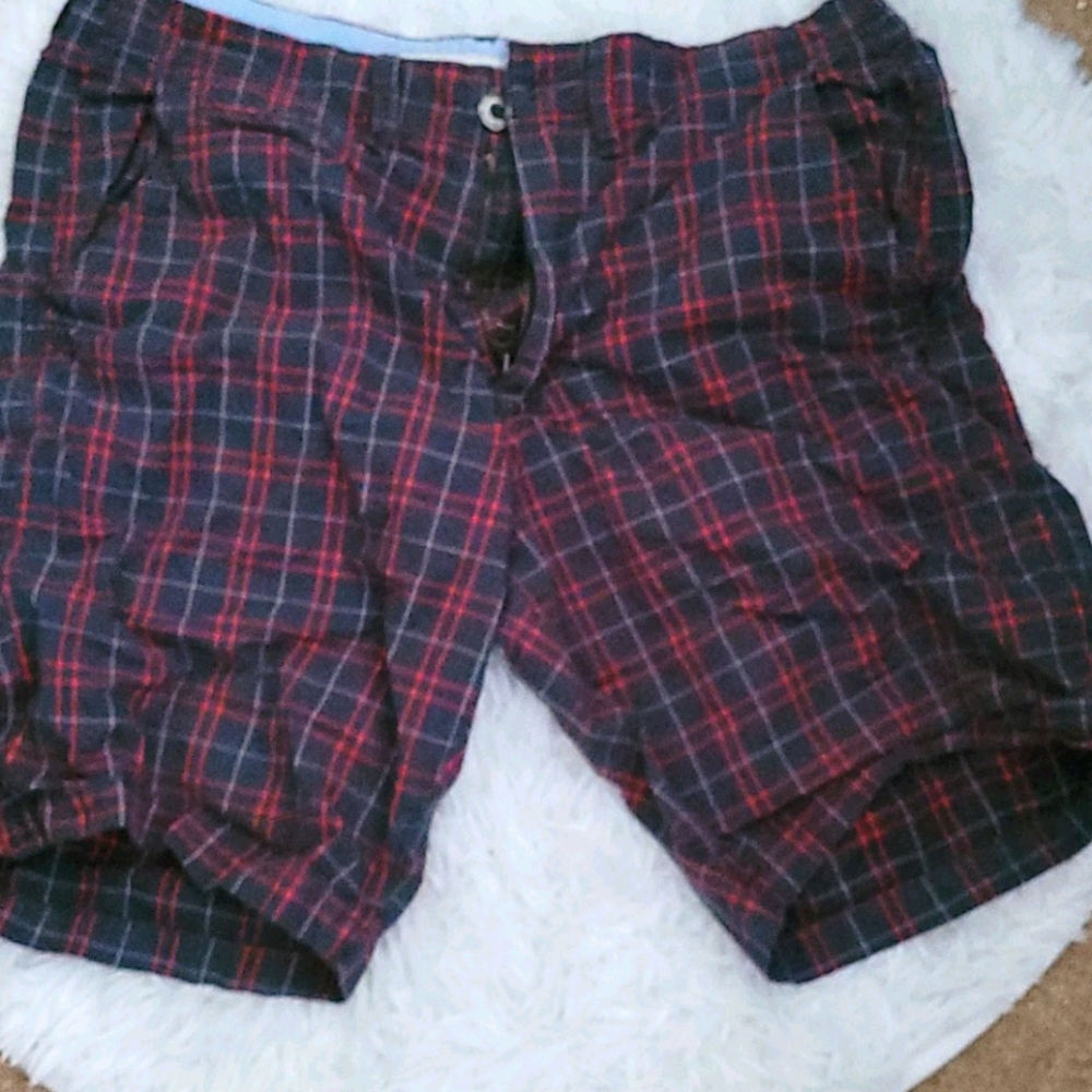 Mens plaid shorts
